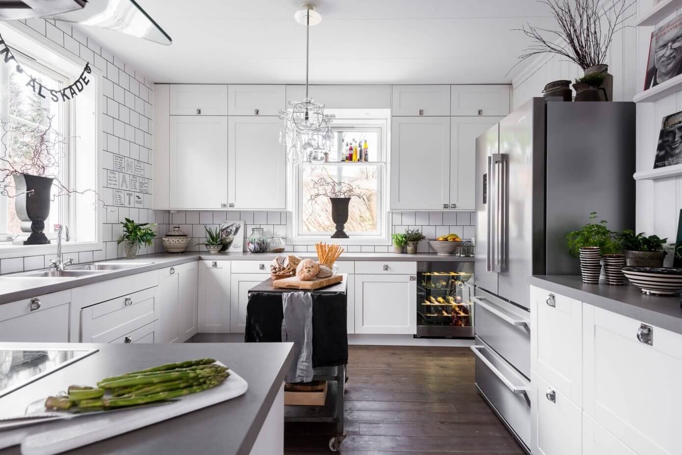 Кухня в скандинавском стиле - реальные фото интерьеров