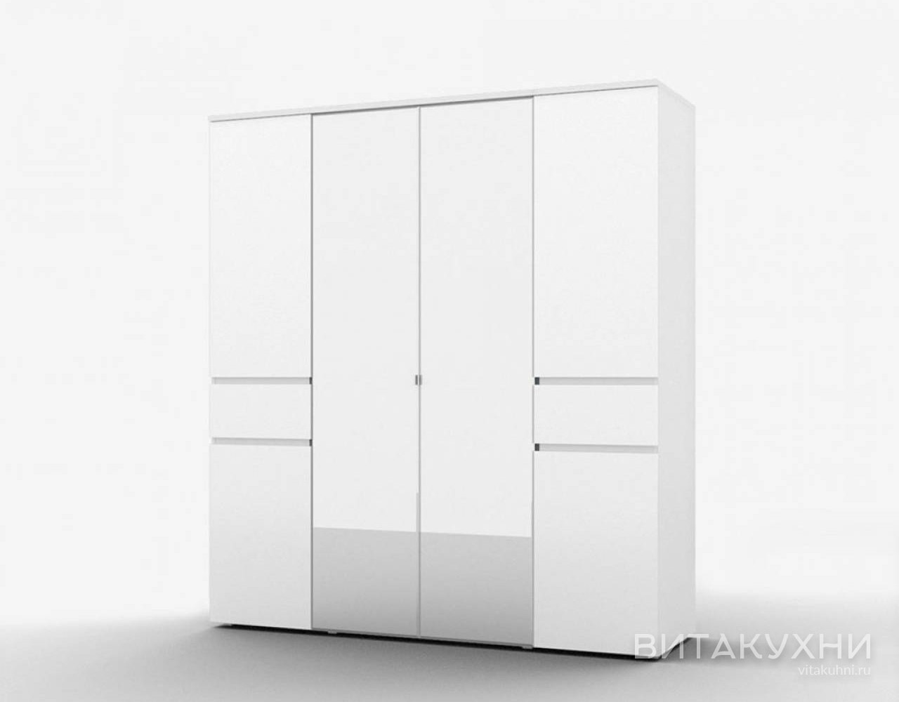 Шкаф белый азбука мебели
