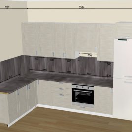Кухонный гарнитур Лофт Cappuccino Veralinga