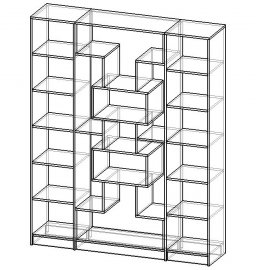 Шкаф распашной Вираж-21